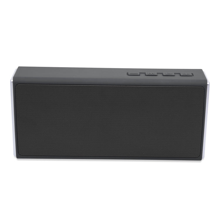 NewRixing NR-5012 Desktop Plating Bluetooth Speakerr, Support Hands-free Call / TF Card / FM / U Disk(Grey) - Desktop Speaker by NewRixing | Online Shopping UK | buy2fix