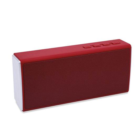NewRixing NR-5012 Desktop Plating Bluetooth Speakerr, Support Hands-free Call / TF Card / FM / U Disk(Red) - Desktop Speaker by NewRixing | Online Shopping UK | buy2fix