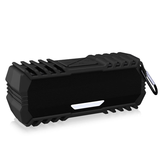 NewRixing NR-5015 Outdoor Portable Bluetooth Speakerr with Hook, Support Hands-free Call / TF Card / FM / U Disk(Black) - Desktop Speaker by NewRixing | Online Shopping UK | buy2fix