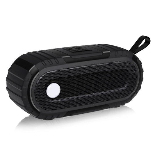 NewRixing NR-5016 Outdoor Splash-proof Water Bluetooth Speaker, Support Hands-free Call / TF Card / FM / U Disk(Black) - Desktop Speaker by NewRixing | Online Shopping UK | buy2fix