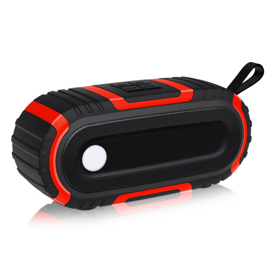 NewRixing NR-5016 Outdoor Splash-proof Water Bluetooth Speaker, Support Hands-free Call / TF Card / FM / U Disk(Red) - Desktop Speaker by NewRixing | Online Shopping UK | buy2fix