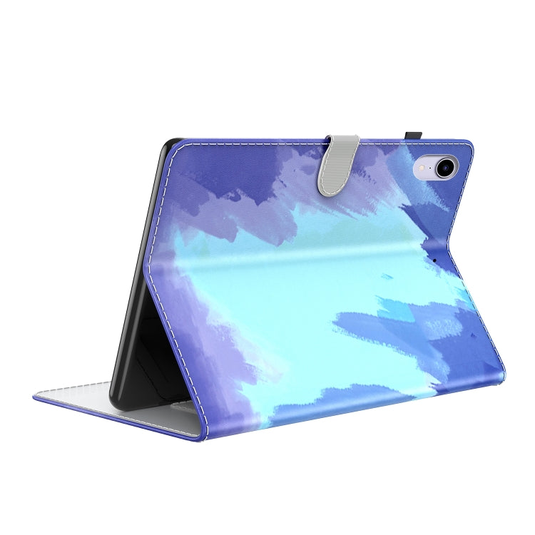 For iPad mini 2024 / mini 6 Watercolor Pattern Skin Feel Magnetic Horizontal Flip PU Leather Tablet Case with Holder & Card Slots & Photo Frame(Winter Snow) - iPad mini 6 Cases by buy2fix | Online Shopping UK | buy2fix
