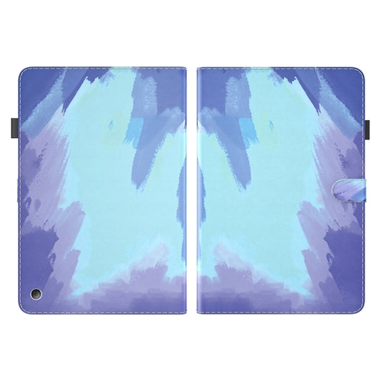 For Amazon Fire HD 10 / 10 Plus 2021 Watercolor Pattern Skin Feel Magnetic Horizontal Flip PU Leather Case with Holder & Card Slots & Photo Frame & Sleep / Wake-up Function(Winter Snow) by buy2fix