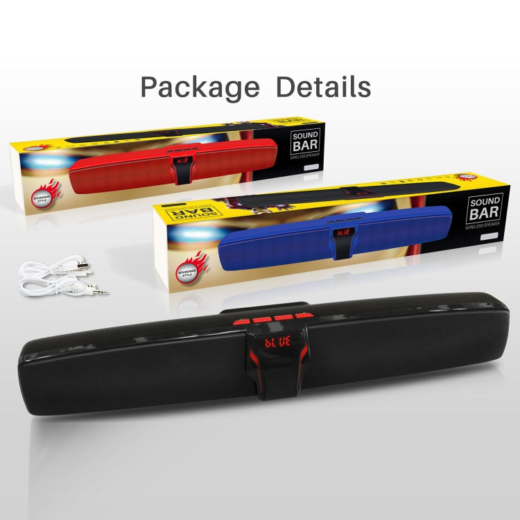 NewRixing NR-7017 Outdoor Portable Bluetooth Speaker, Support Hands-free Call / TF Card / FM / U Disk(Red) - Desktop Speaker by NewRixing | Online Shopping UK | buy2fix