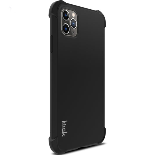 For iPhone 11 Pro Max IMAK All-inclusive Shockproof Airbag TPU Case, with Screen Protector(Black) by imak