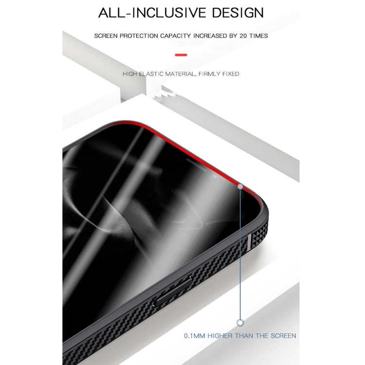 For iPhone 13 Pro Max iPAKY MG Series Transparent TPU + PC Airbag Shockproof Case (Red) - iPhone 13 Pro Max Cases by iPAKY | Online Shopping UK | buy2fix