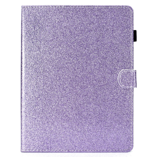 For iPad 2 / 3 / 4 Varnish Glitter Powder Horizontal Flip Leather Case with Holder & Card Slot(Purple) - iPad 4 & 3 & 2 Cases by buy2fix | Online Shopping UK | buy2fix