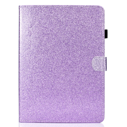 For iPad Pro 11 (2018) Varnish Glitter Powder Horizontal Flip Leather Case with Holder & Card Slot(Purple) - iPad Pro 11 (2018) Cases by buy2fix | Online Shopping UK | buy2fix