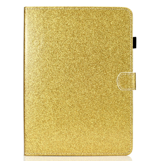 For iPad Pro 11 (2018) Varnish Glitter Powder Horizontal Flip Leather Case with Holder & Card Slot(Gold) - iPad Pro 11 (2018) Cases by buy2fix | Online Shopping UK | buy2fix