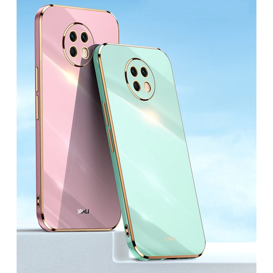 For Honor X20 XINLI Straight Edge 6D Electroplate TPU Phone Case(Black) - Honor Cases by XINLI | Online Shopping UK | buy2fix