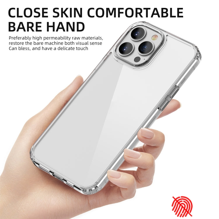 For iPhone 13 Pro Max iPAKY Transparent Shockproof TPU + PC Protective Case (Transparent) - iPhone 13 Pro Max Cases by iPAKY | Online Shopping UK | buy2fix