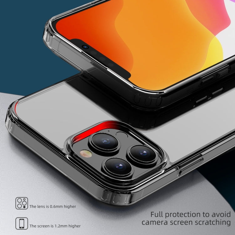 For iPhone 13 Pro Max iPAKY Transparent Shockproof TPU + PC Protective Case (Transparent) - iPhone 13 Pro Max Cases by iPAKY | Online Shopping UK | buy2fix