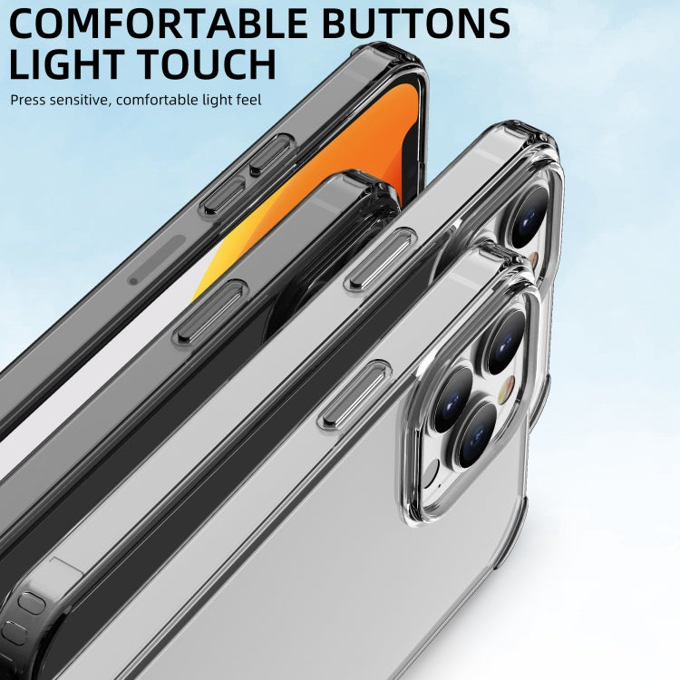 For iPhone 13 Pro Max iPAKY Transparent Shockproof TPU + PC Protective Case (Transparent) - iPhone 13 Pro Max Cases by iPAKY | Online Shopping UK | buy2fix