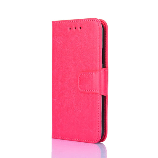For Samsung Galaxy A20e Crystal Texture Horizontal Flip Leather Case with Holder & Card Slots & Wallet(Rose Red) by buy2fix