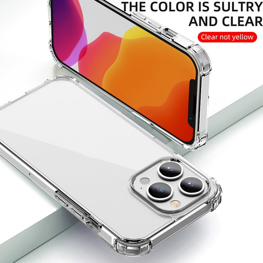 For iPhone 13 Pro iPAKY Crystal Clear Series Transparent Shockproof TPU + PC Protective Case by iPAKY