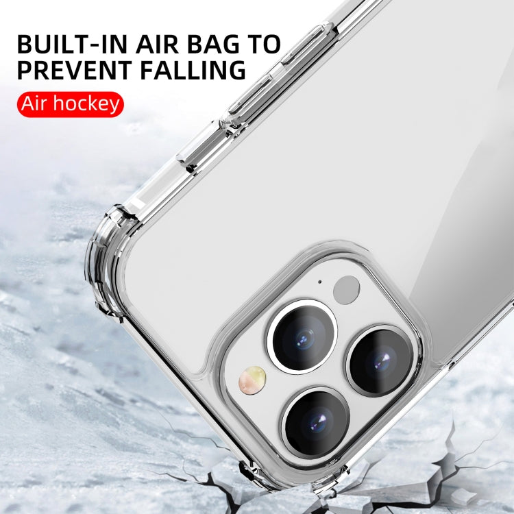 For iPhone 13 Pro iPAKY Crystal Clear Series Transparent Shockproof TPU + PC Protective Case by iPAKY