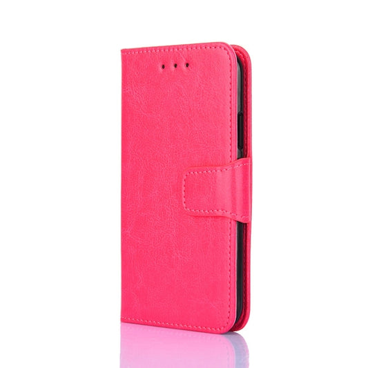 For Xiaomi Redmi Note 10 Pro (China) Crystal Texture Horizontal Flip Leather Case with Holder & Card Slots & Wallet(Rose Red) by buy2fix