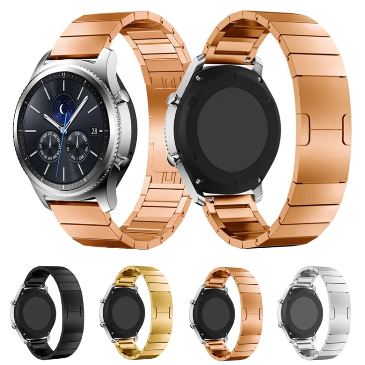 For Huawei GT3 46mm Watch One-bead Steel Original Buckle Watch Band,Width 22mm (Silver) by buy2fix