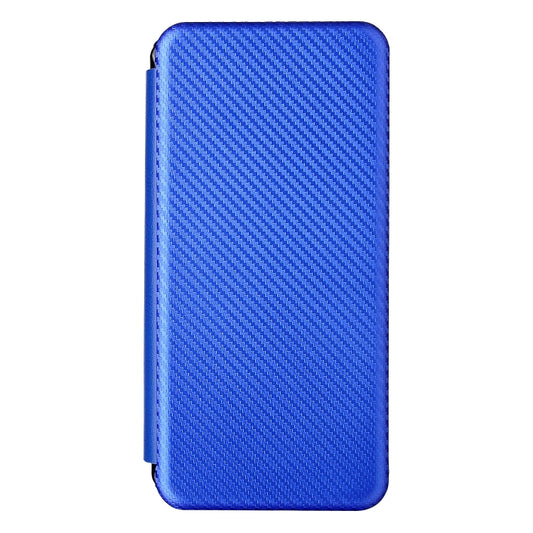 For Doogee S86 / S86 Pro Carbon Fiber Texture Horizontal Flip TPU + PC + PU Leather Case with Card Slot(Blue) by buy2fix