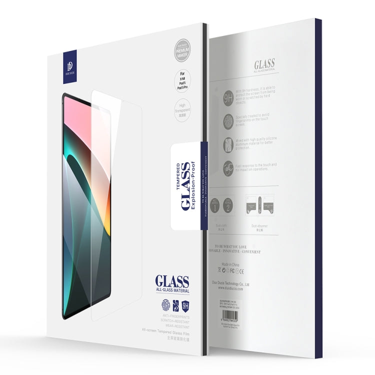 For Xiaomi Pad 5 / Pad 5 Pro DUX DUCIS 0.33mm 9H HD Full Screen Tempered Glass Film by DUX DUCIS