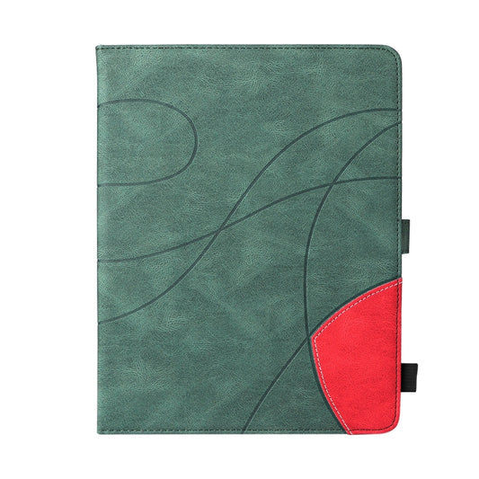 Dual-color Splicing Horizontal Flip PU Leather Case with Holder & Card Slots & Sleep / Wake-up Function For iPad 2 / 3 / 4(Green) - iPad 4 & 3 & 2 Cases by buy2fix | Online Shopping UK | buy2fix