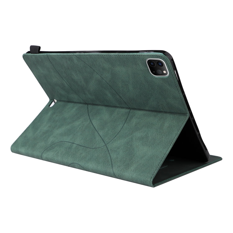 Dual-color Splicing Horizontal Flip PU Leather Case with Holder & Card Slots & Sleep / Wake-up Function For iPad Pro 11 (2021/2020/2018) / Air (2020)(Green) - iPad Pro 11 (2018) Cases by buy2fix | Online Shopping UK | buy2fix