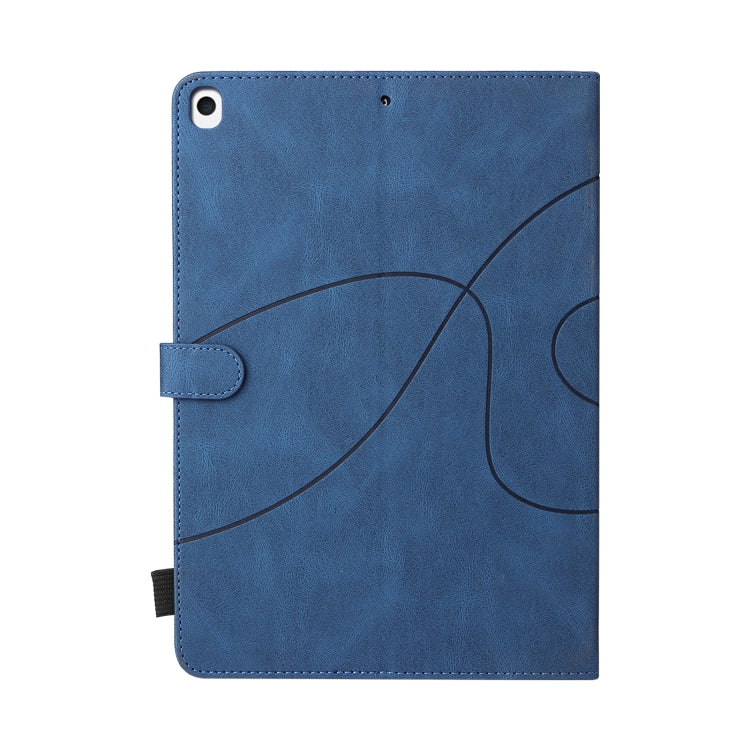 Dual-color Splicing Horizontal Flip PU Leather Case with Holder & Card Slots & Sleep / Wake-up Function For iPad Pro 10.5 / Air (2019) / iPad 10.2 (2019)(Blue) - iPad Pro 10.5 inch Cases by buy2fix | Online Shopping UK | buy2fix