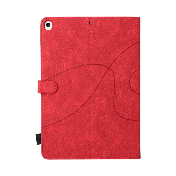 Dual-color Splicing Horizontal Flip PU Leather Case with Holder & Card Slots & Sleep / Wake-up Function For iPad Pro 10.5 / Air (2019) / iPad 10.2 (2019)(Red) - iPad Pro 10.5 inch Cases by buy2fix | Online Shopping UK | buy2fix