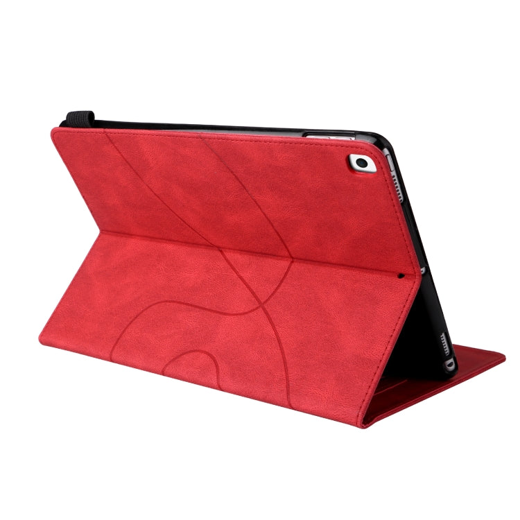 Dual-color Splicing Horizontal Flip PU Leather Case with Holder & Card Slots & Sleep / Wake-up Function For iPad Pro 10.5 / Air (2019) / iPad 10.2 (2019)(Red) - iPad Pro 10.5 inch Cases by buy2fix | Online Shopping UK | buy2fix