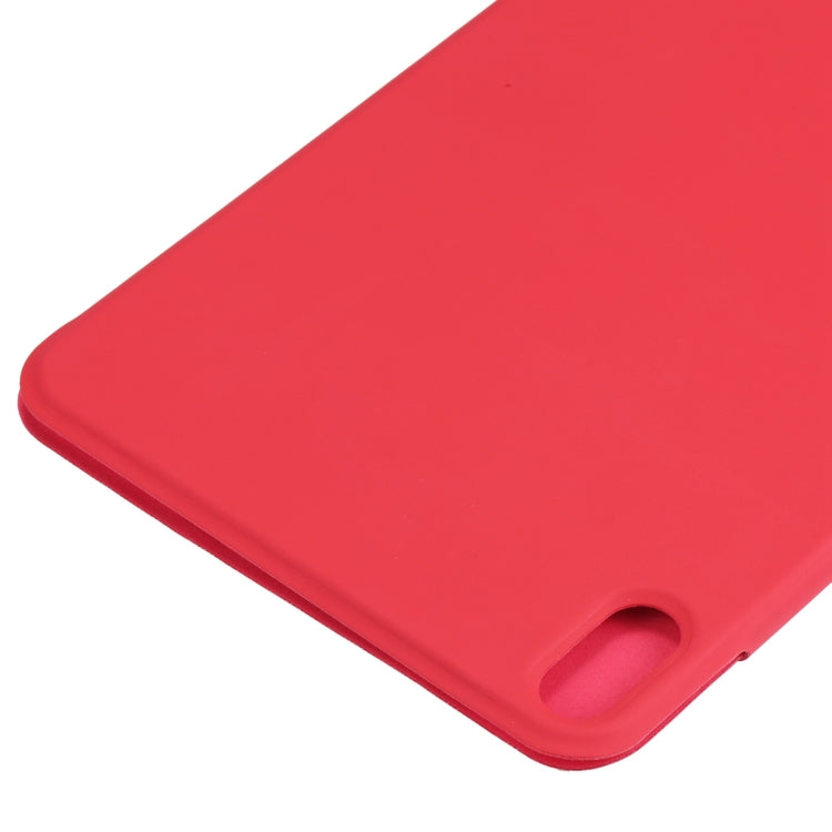 For iPad mini 2024 / mini 6 Horizontal Flip Ultra-thin Fixed Buckle Magnetic PU Tablet Case With Three-folding Holder & Sleep / Wake-up Function(Red) - iPad mini 6 Cases by buy2fix | Online Shopping UK | buy2fix