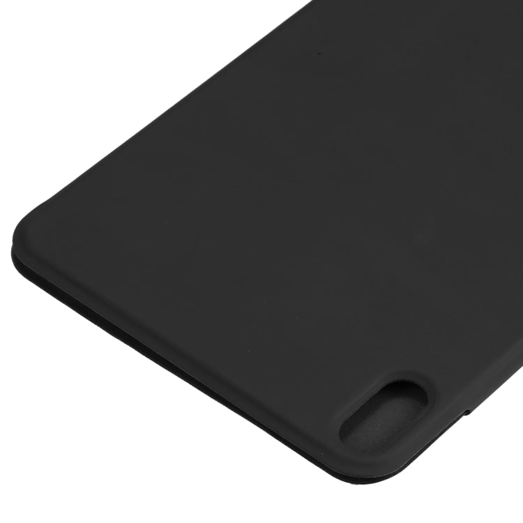 For iPad mini 2024 / mini 6 Horizontal Flip Ultra-thin Fixed Buckle Magnetic PU Tablet Case With Three-folding Holder & Sleep / Wake-up Function(Black) - iPad mini 6 Cases by buy2fix | Online Shopping UK | buy2fix