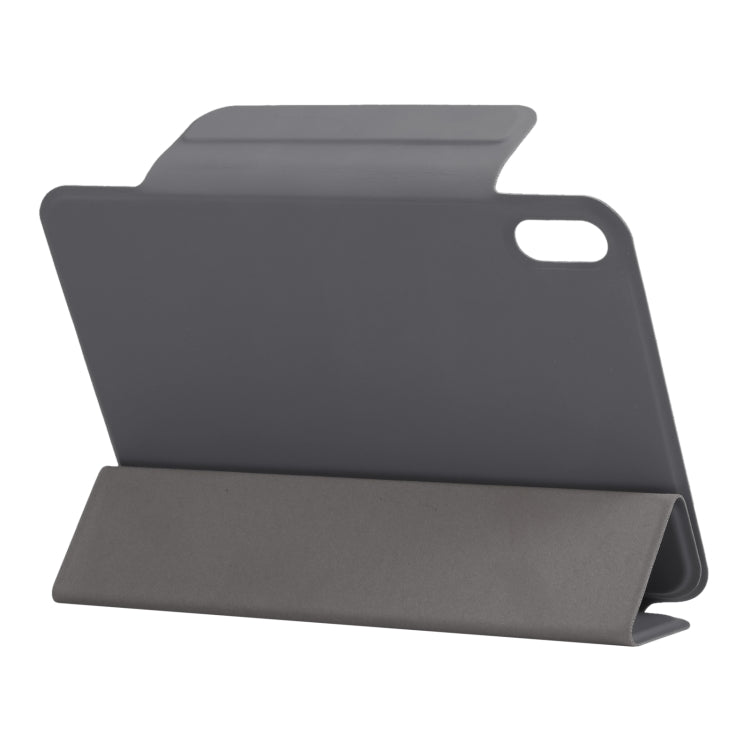 For iPad mini 2024 / mini 6 Horizontal Flip Ultra-thin Fixed Buckle Magnetic PU Tablet Case With Three-folding Holder & Sleep / Wake-up Function(Dark Grey) - iPad mini 6 Cases by buy2fix | Online Shopping UK | buy2fix