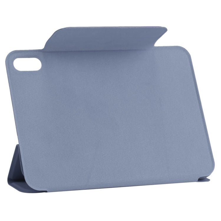 For iPad mini 2024 / mini 6 Horizontal Flip Ultra-thin Fixed Buckle Magnetic PU Tablet Case With Three-folding Holder & Sleep / Wake-up Function(Purple) - iPad mini 6 Cases by buy2fix | Online Shopping UK | buy2fix