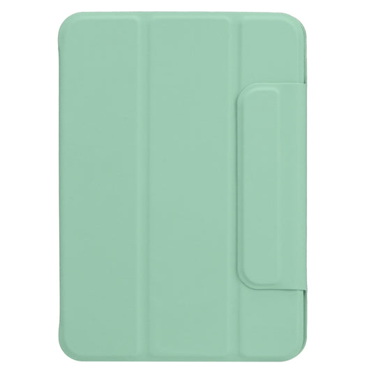 For iPad mini 2024 / mini 6 Horizontal Flip Ultra-thin Fixed Buckle Magnetic PU Tablet Case With Three-folding Holder & Sleep / Wake-up Function(Mint Green) - iPad mini 6 Cases by buy2fix | Online Shopping UK | buy2fix