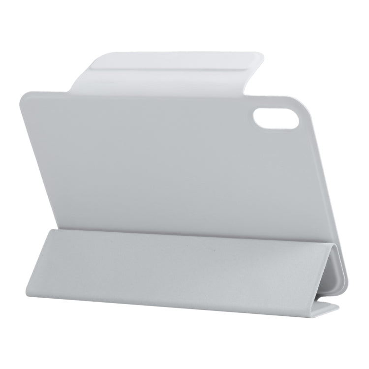For iPad mini 2024 / mini 6 Horizontal Flip Ultra-thin Fixed Buckle Magnetic PU Tablet Case With Three-folding Holder & Sleep / Wake-up Function(Grey) - iPad mini 6 Cases by buy2fix | Online Shopping UK | buy2fix