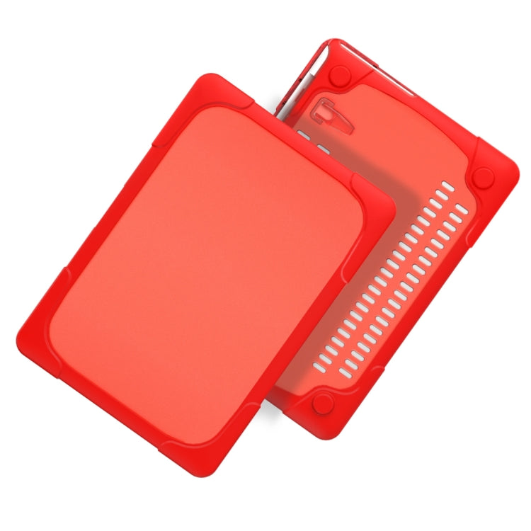 For MacBook Air 13.3 inch A1932 (2018) TPU + PC Two Color Laptop Protective Case(Red) - MacBook Air Cases by buy2fix | Online Shopping UK | buy2fix