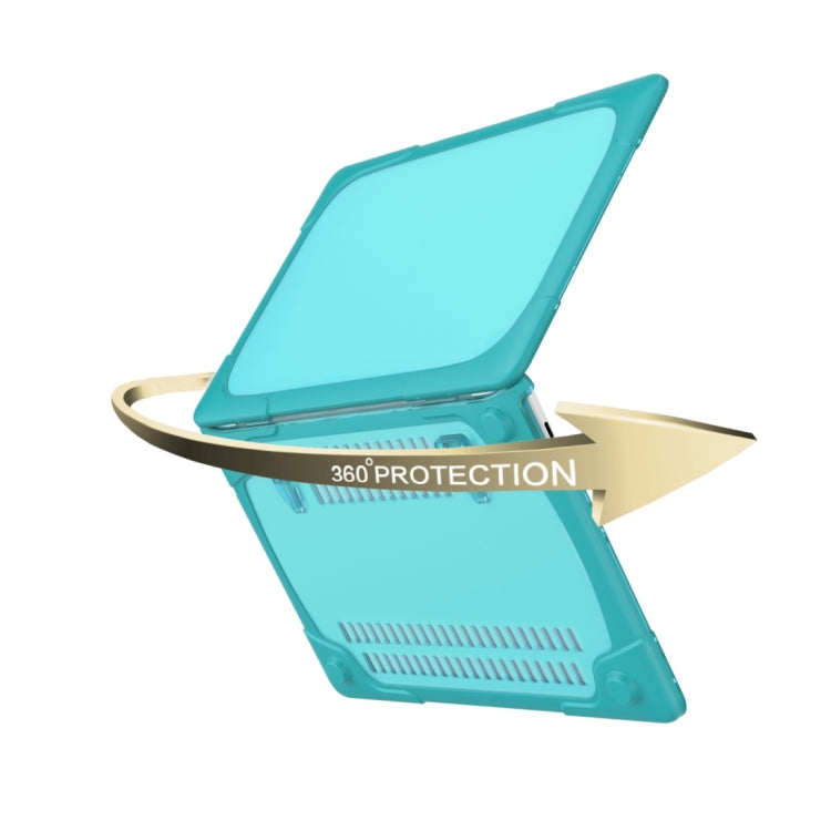 For MacBook Pro 13.3 inch with Touch Bar (A2159 / A1989) TPU + PC Two Color Laptop Protective Case(Sky Blue) - MacBook Pro Cases by buy2fix | Online Shopping UK | buy2fix