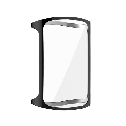 For Fitbit Charge 5 Full Coverage TPU Electroplating Protective Case Cover(Black) by buy2fix