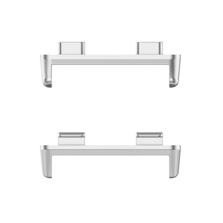 For OPPO Watch 2 42mm 1 Pair Metal Watch Band Connector(Silver) - by buy2fix | Online Shopping UK | buy2fix