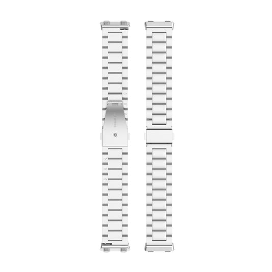 For OPPO Watch 2 46mm Stainless Steel Three-beads Watch Band(Silver) by buy2fix