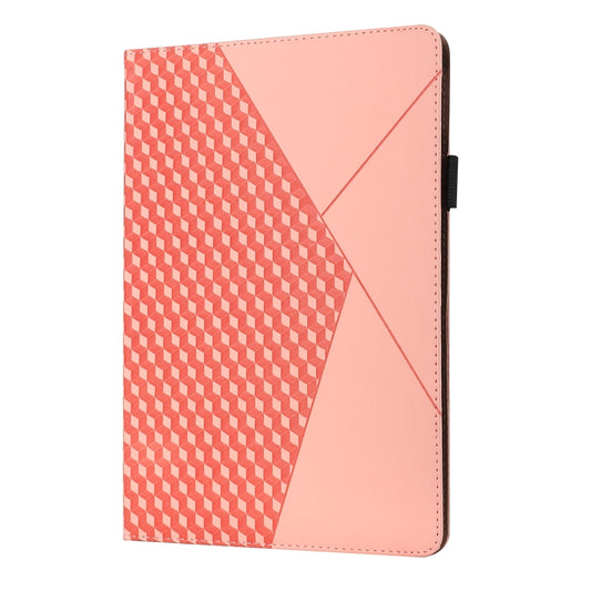 Rhombus Skin Feel Horizontal Flip Tablet Leather Case with Card Slots & Holder & Sleep / Wake-up Function For iPad 10.2 2021 / 2020 / 2019 / Pro 10.5 2019 / 2017(Rose Gold) - iPad 10.2 Cases by buy2fix | Online Shopping UK | buy2fix