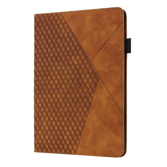 Rhombus Skin Feel Horizontal Flip Tablet Leather Case with Card Slots & Holder & Sleep / Wake-up Function For iPad 9.7 2018 / 2017(Brown) - iPad 9.7 (2018) & (2017) Cases by buy2fix | Online Shopping UK | buy2fix
