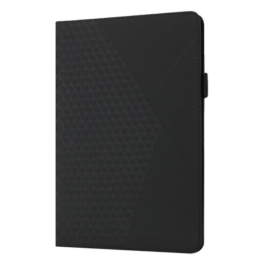 Rhombus Skin Feel Horizontal Flip Tablet Leather Case with Card Slots & Holder & Sleep / Wake-up Function For iPad 9.7 2018 / 2017(Black) - iPad 9.7 (2018) & (2017) Cases by buy2fix | Online Shopping UK | buy2fix