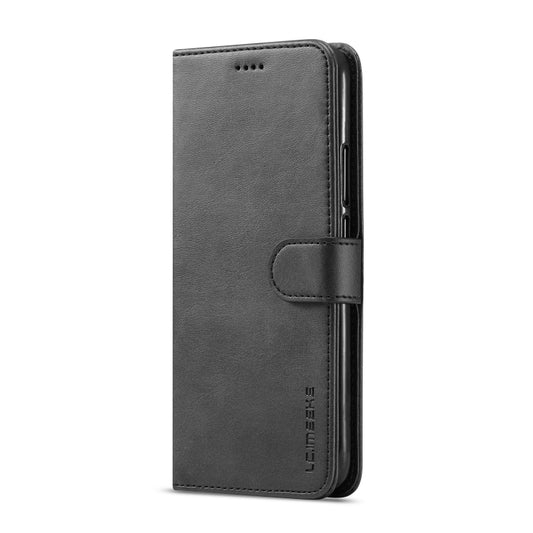 For Huawei Mate 20 Lite / Maimang 7 LC.IMEEKE Calf Texture Horizontal Flip Leather Case, with Holder & Card Slots & Wallet(Black) - Huawei Cases by LC.IMEEKE | Online Shopping UK | buy2fix