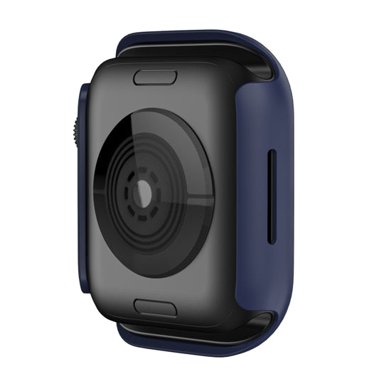 Shockproof TPU Protective Case For Apple Watch Series 9 / 8 / 7 41mm(Dark Blue) by buy2fix