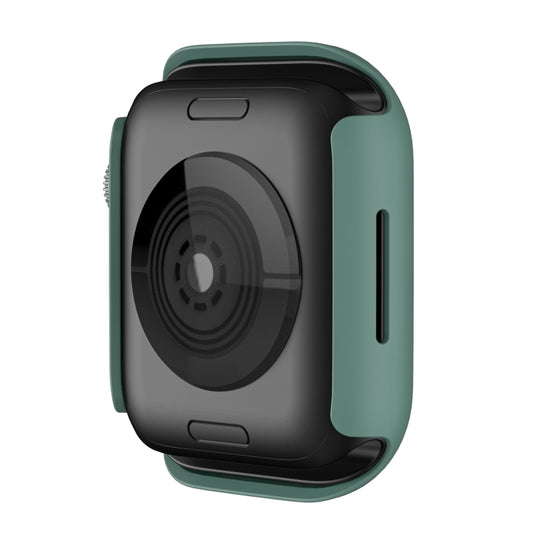 Shockproof TPU Protective Case For Apple Watch Series 9 / 8 / 7 45mm(Lake Green) by buy2fix