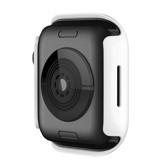 Shockproof TPU Protective Case For Apple Watch Series 9 / 8 / 7 45mm(White) by buy2fix