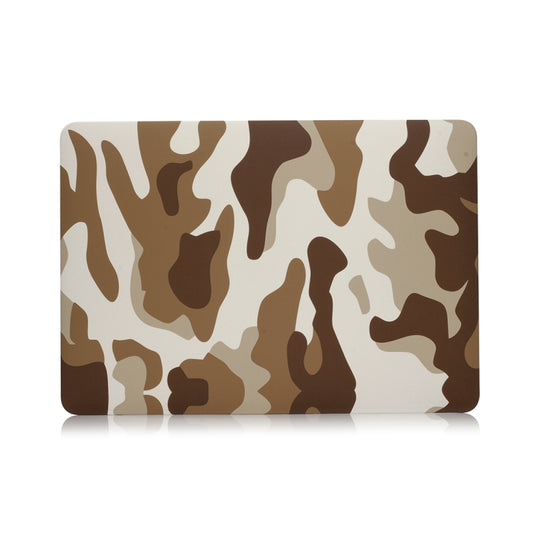 For MacBook Retina 12 inch A1534 Camouflage Pattern Laptop Water Decals PC Protective Case(Brown Camouflage) by buy2fix