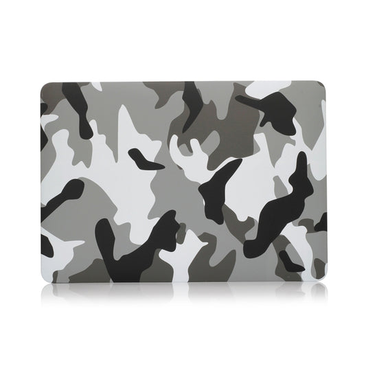 For MacBook Air 13.3 inch A1932 / A2179 / A2337 Camouflage Pattern Laptop Water Decals PC Protective Case(Grey Camouflage) by buy2fix