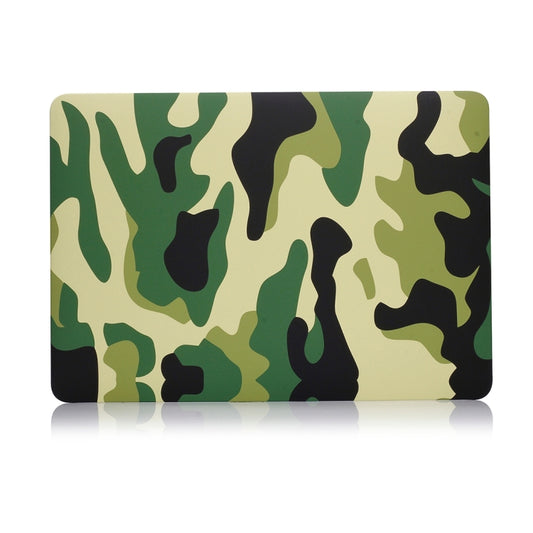For MacBook Air 13.3 inch A1932 / A2179 / A2337 Camouflage Pattern Laptop Water Decals PC Protective Case(Green Camouflage) by buy2fix